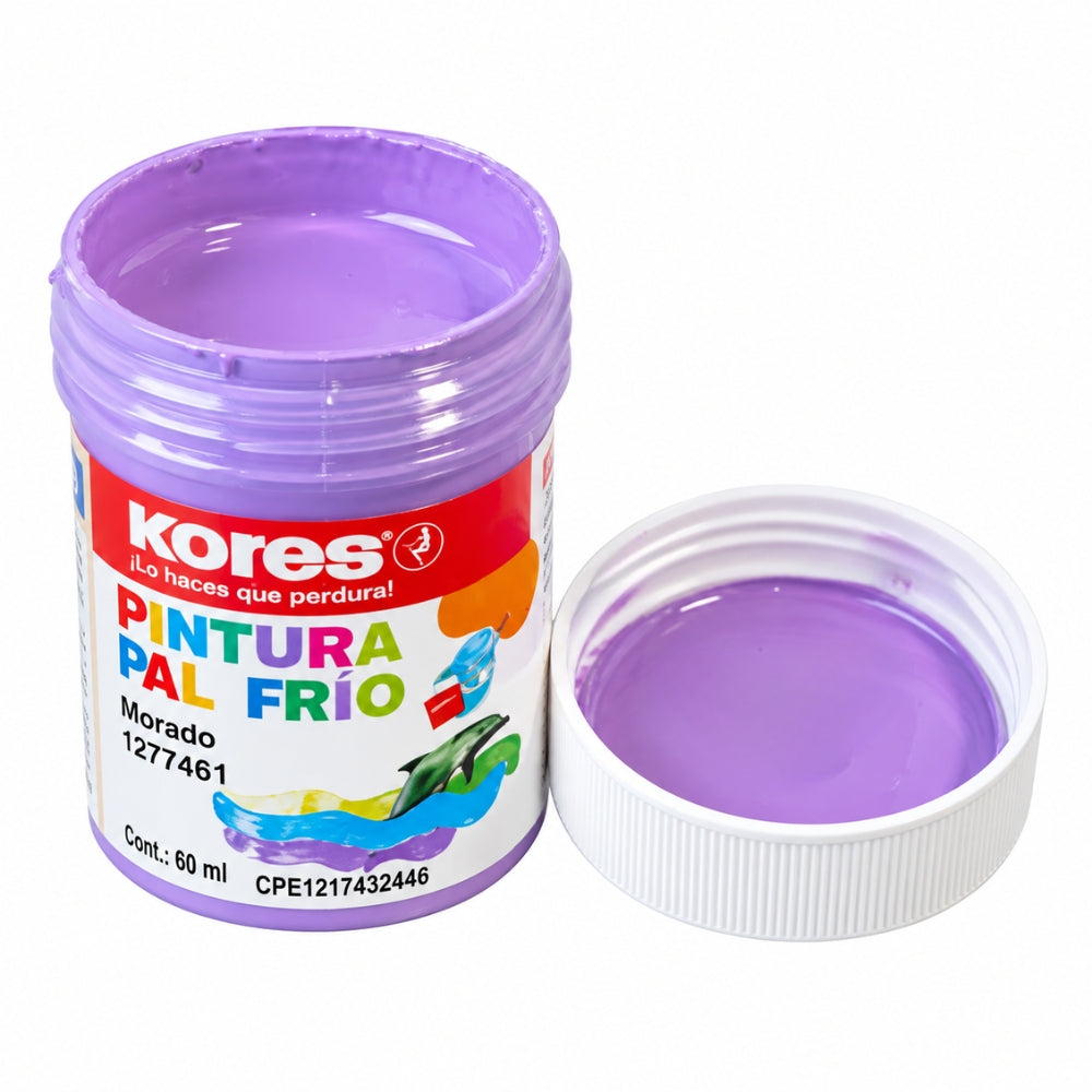 Kores Pintura Al Frio 60ml Color Violeta 1 Und