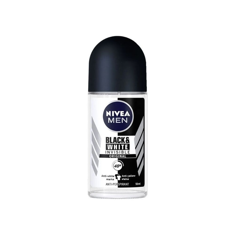 Nivea Desodorante Men Roll On Antitranspirante B&W Invisible Ultimate Impact 50ml