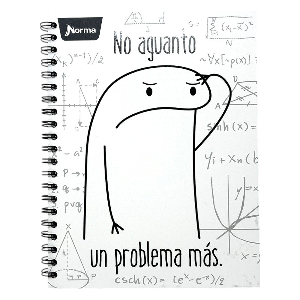 Norma Libreta Argollada Memes Una Materia 80 Hojas Con stickers Diseños Surtidos