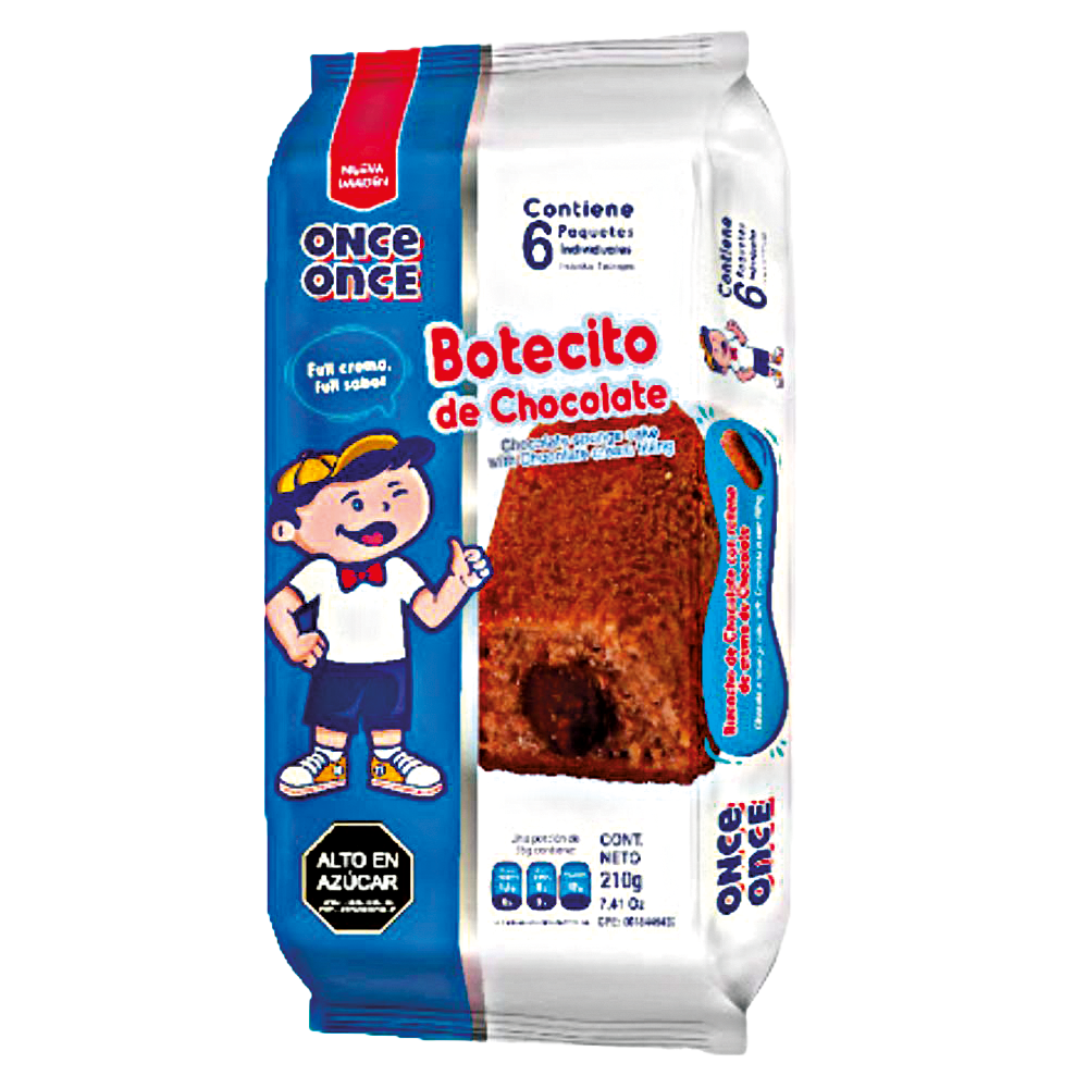 Botecitos Once Once Chocolate 6 Und