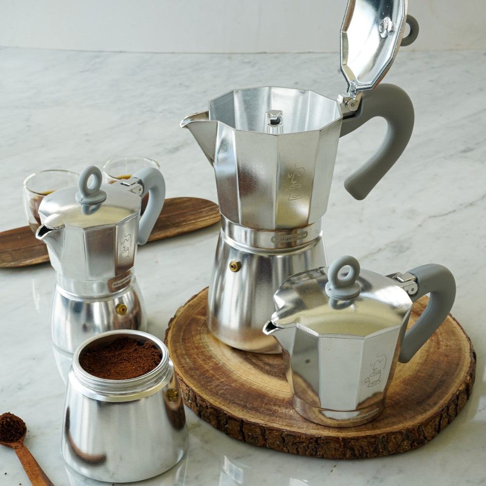 Magefesa Cafetera Italiana Paolo Plateada 6 Tazas