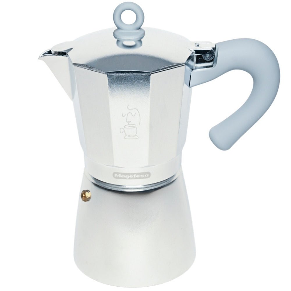 Magefesa Paolo Cafetera Italiana Plateada 9 Tazas