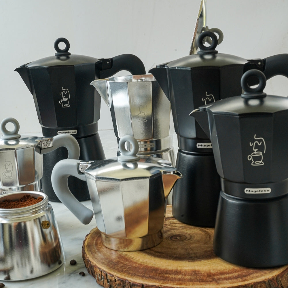 Magefesa Paolo Cafetera Italiana Negra 6 Tazas