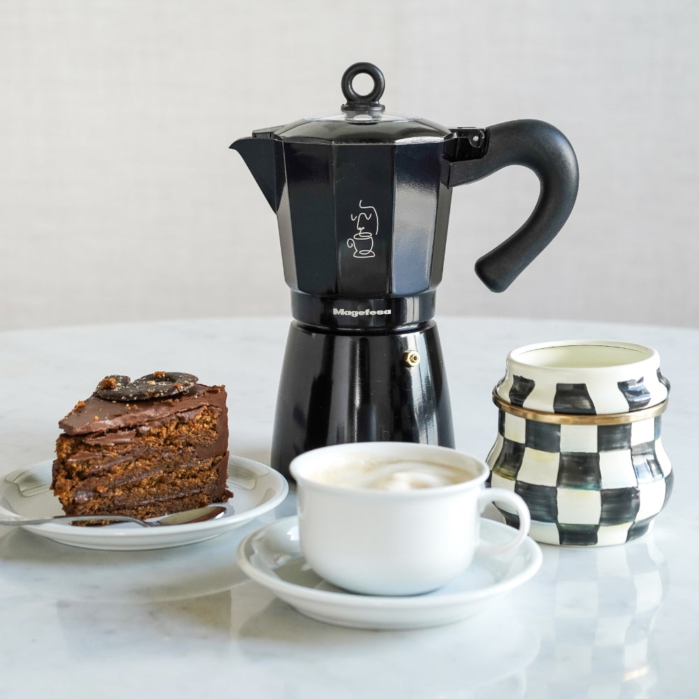 Magefesa Paolo Cafetera Italiana Negra 12 Tazas