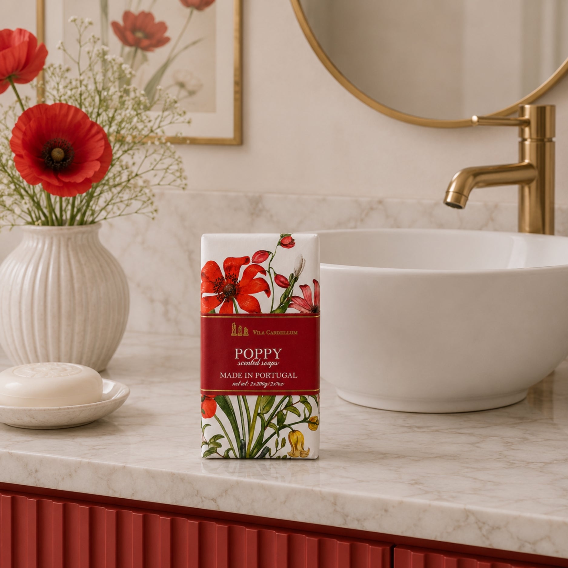 Vila Cardillium Jabon de Barra Poppy Pack 2 Und