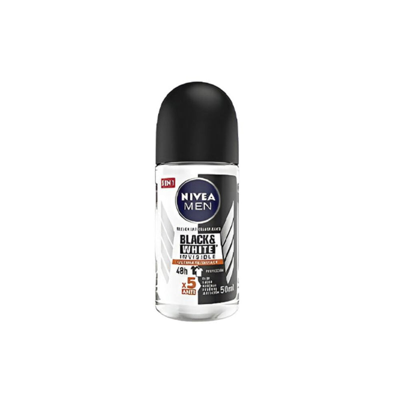 Nivea Desodorante Roll On Antitranspirante Invisible Black & White 50ml