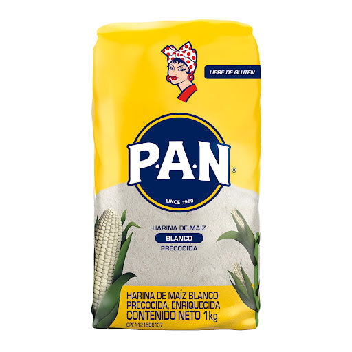 Harina de Maiz Pan Precocida libre de gluten 1 kg