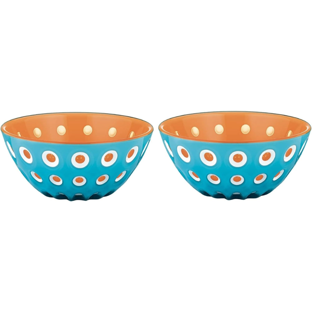 Guzzini Le Murrine Set De 2 Bowls Azul/ Blanco/Naranja