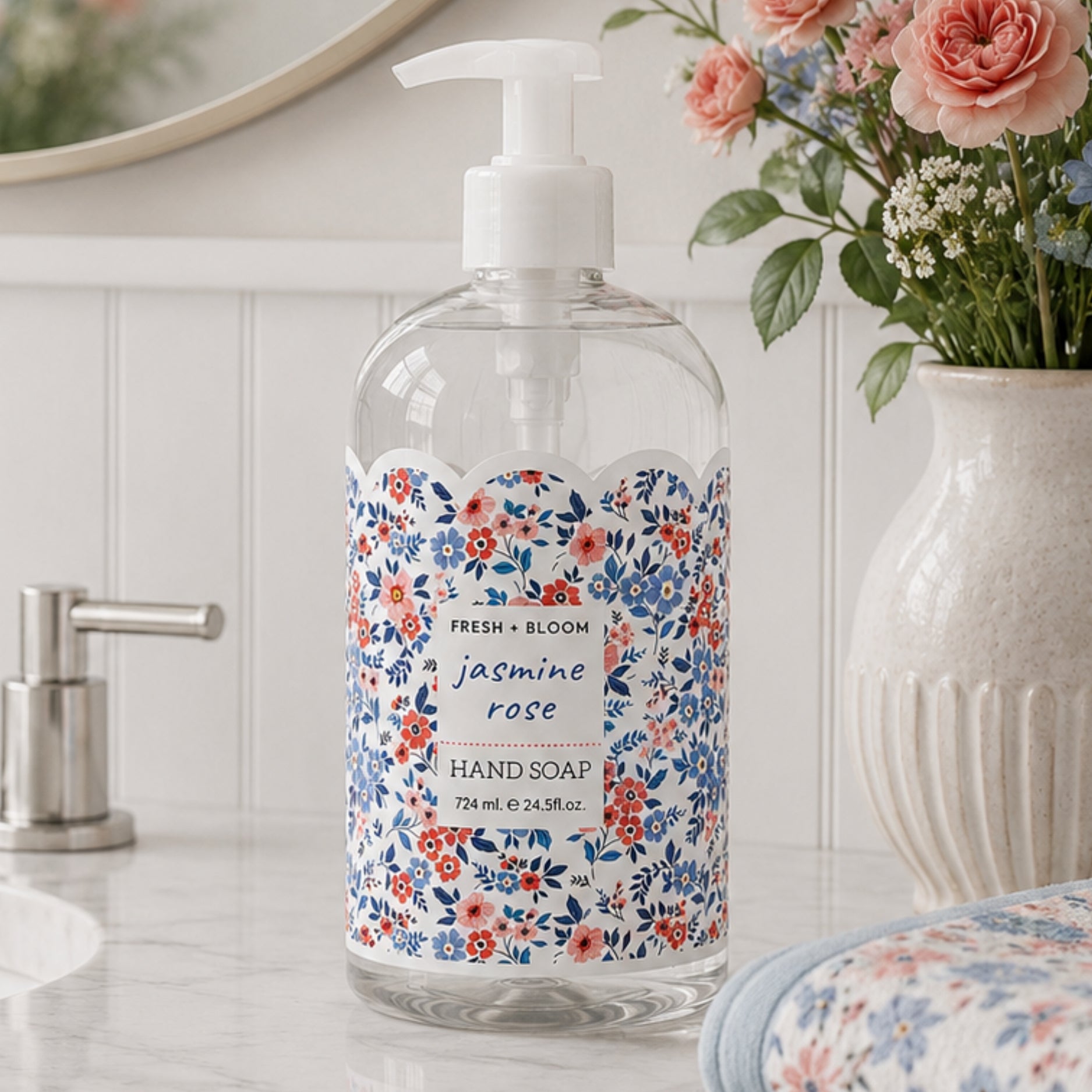 Fresh + Bloom Jasmine Rose Hand Soap 724ml