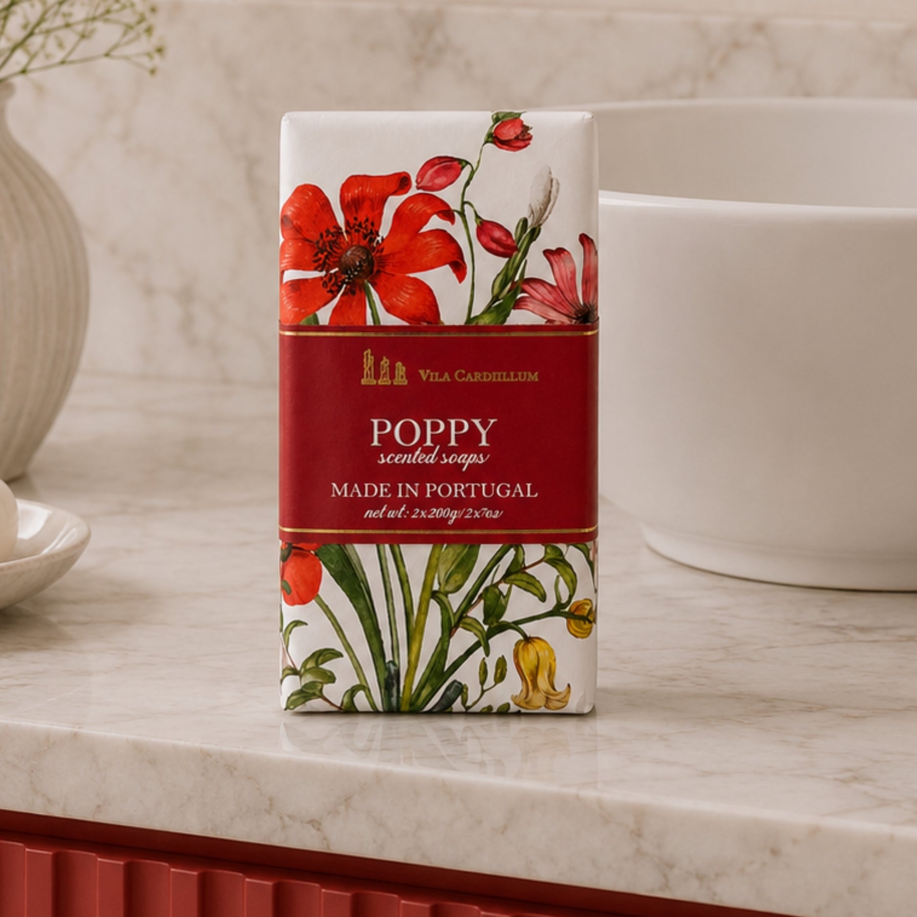 Vila Cardillium Jabon de Barra Poppy Pack 2 Und