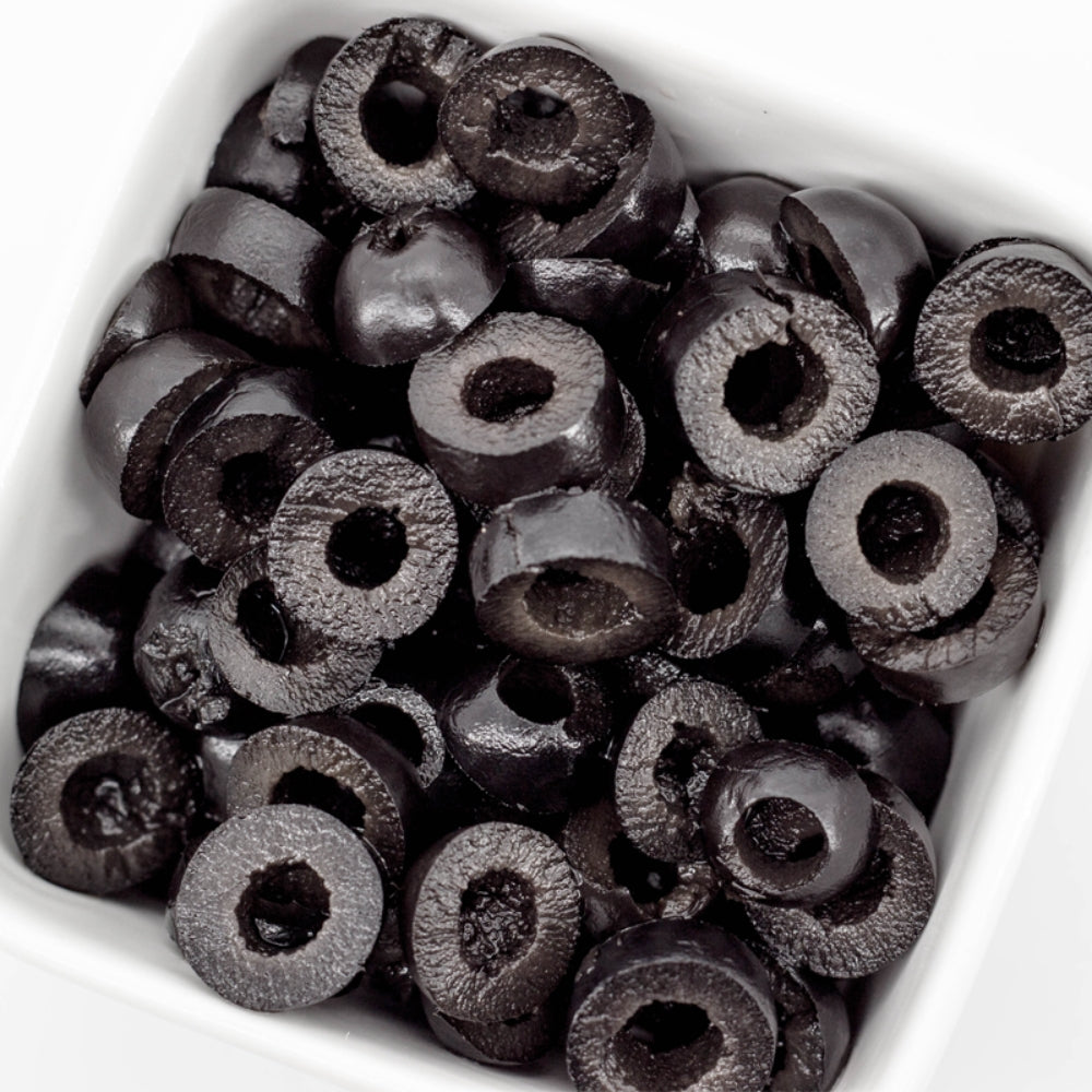 Excelencia Aceitunas Negras En Rodajas Envase Lata 350gr