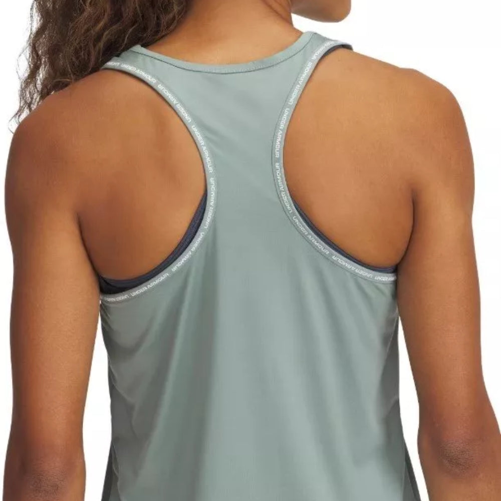 Under Armour Top Deportivo Transpirable Para Damas Color Silica Green