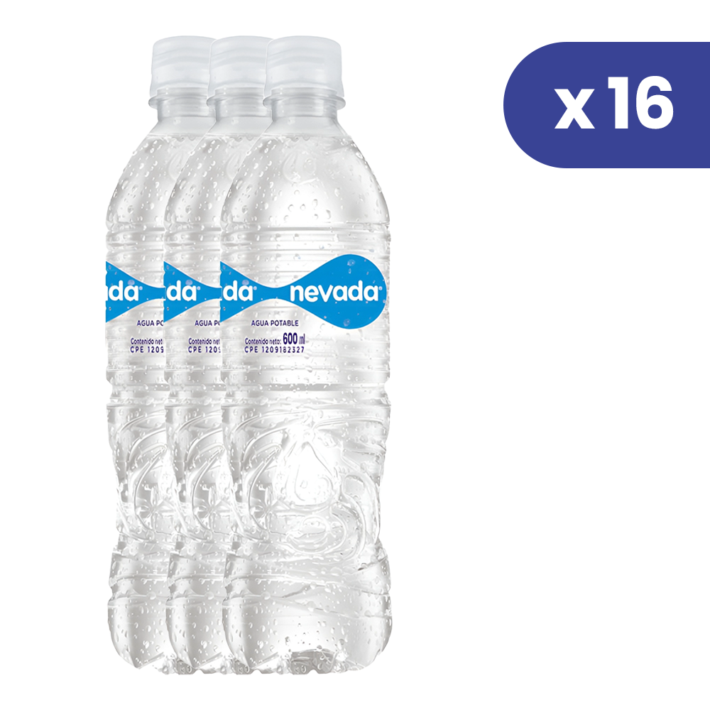 Agua Nevada Pack de 16 Unidades de 600ml