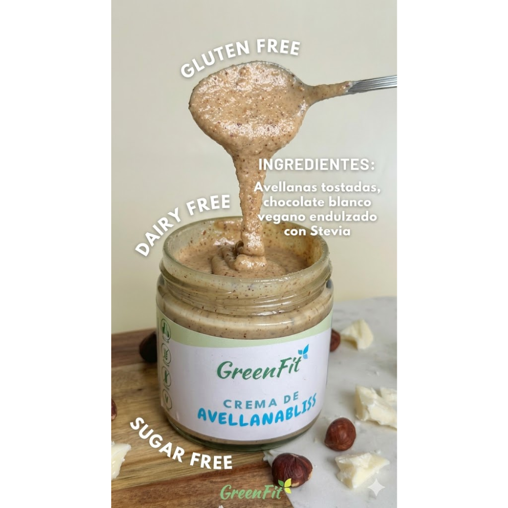 GreenFit Crema de Avellana Bliss 230gr