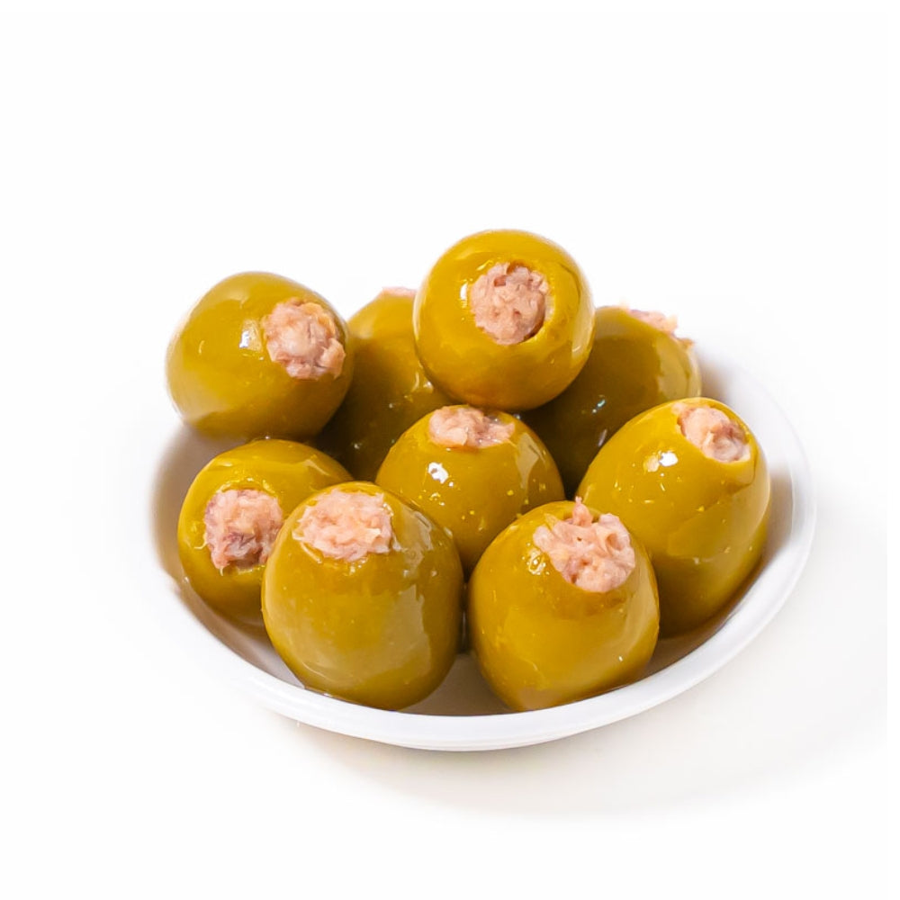 Excelencia Aceitunas Verdes Rellenas De Atún Envase Lata 300gr