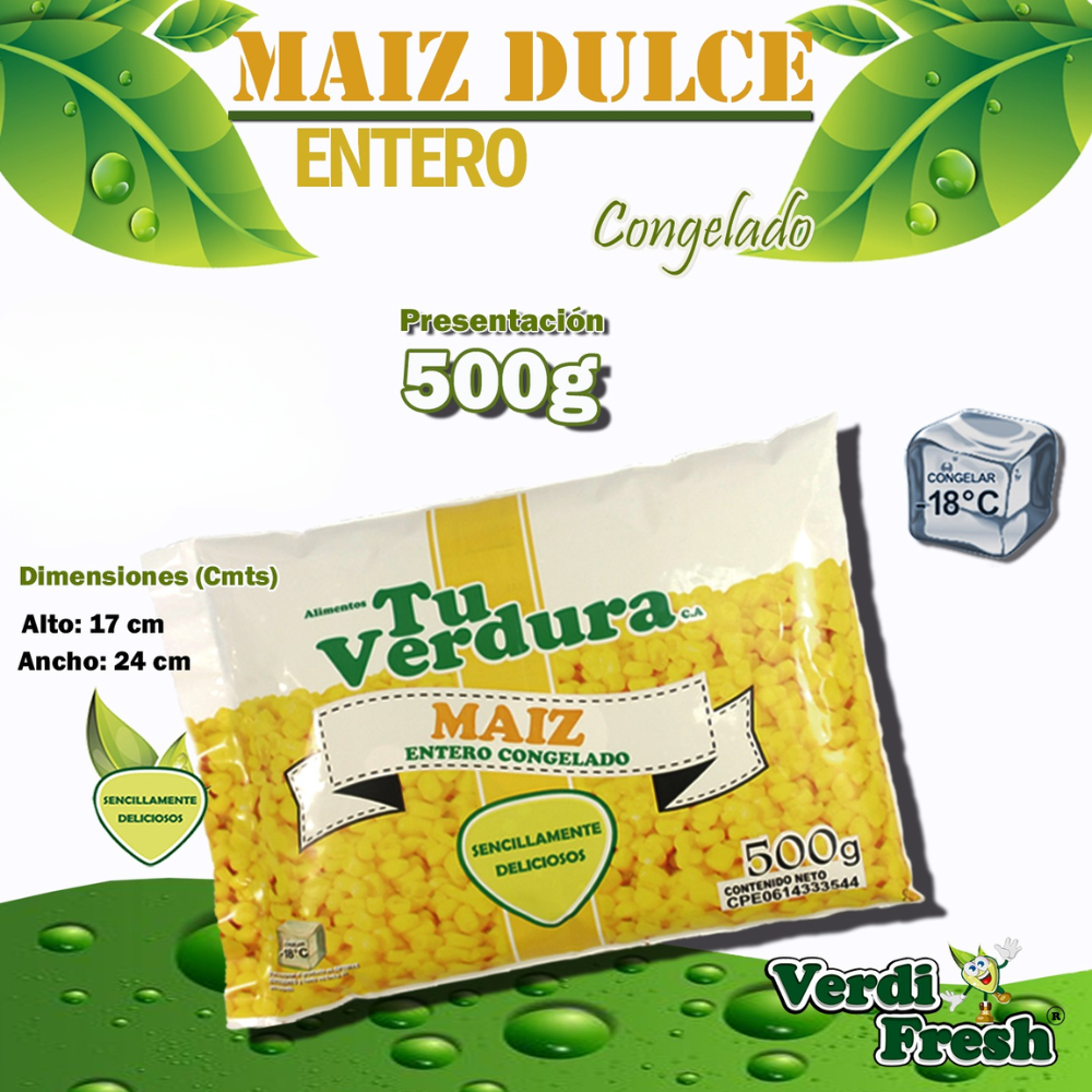 Verdi Fresh Maiz Dulce Congelado 500gr