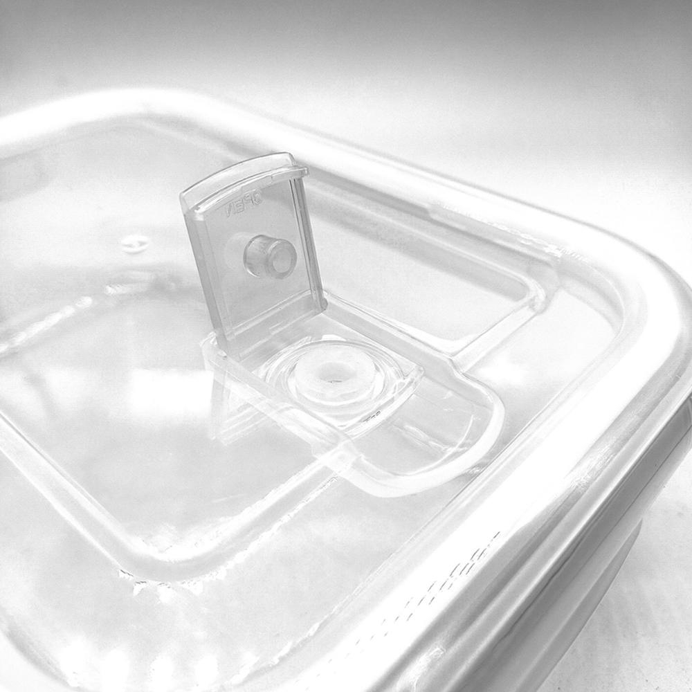 Alfa Hogar Conservador Hermético De Vidrio Con Tapa Plastica 1.040ml