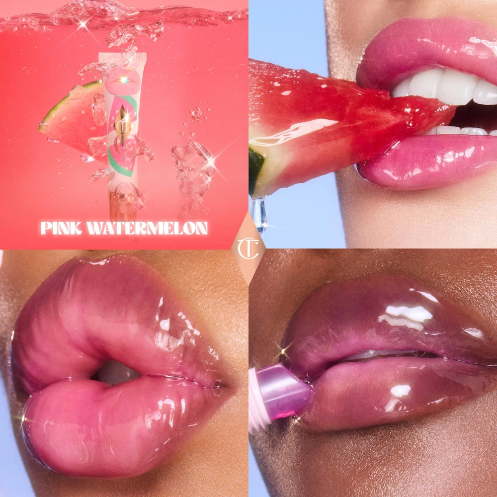 Charlotte Tilbury Unreal Lips Healthy Glow Nectar Lip Oil Pink Watermelon 14 mL