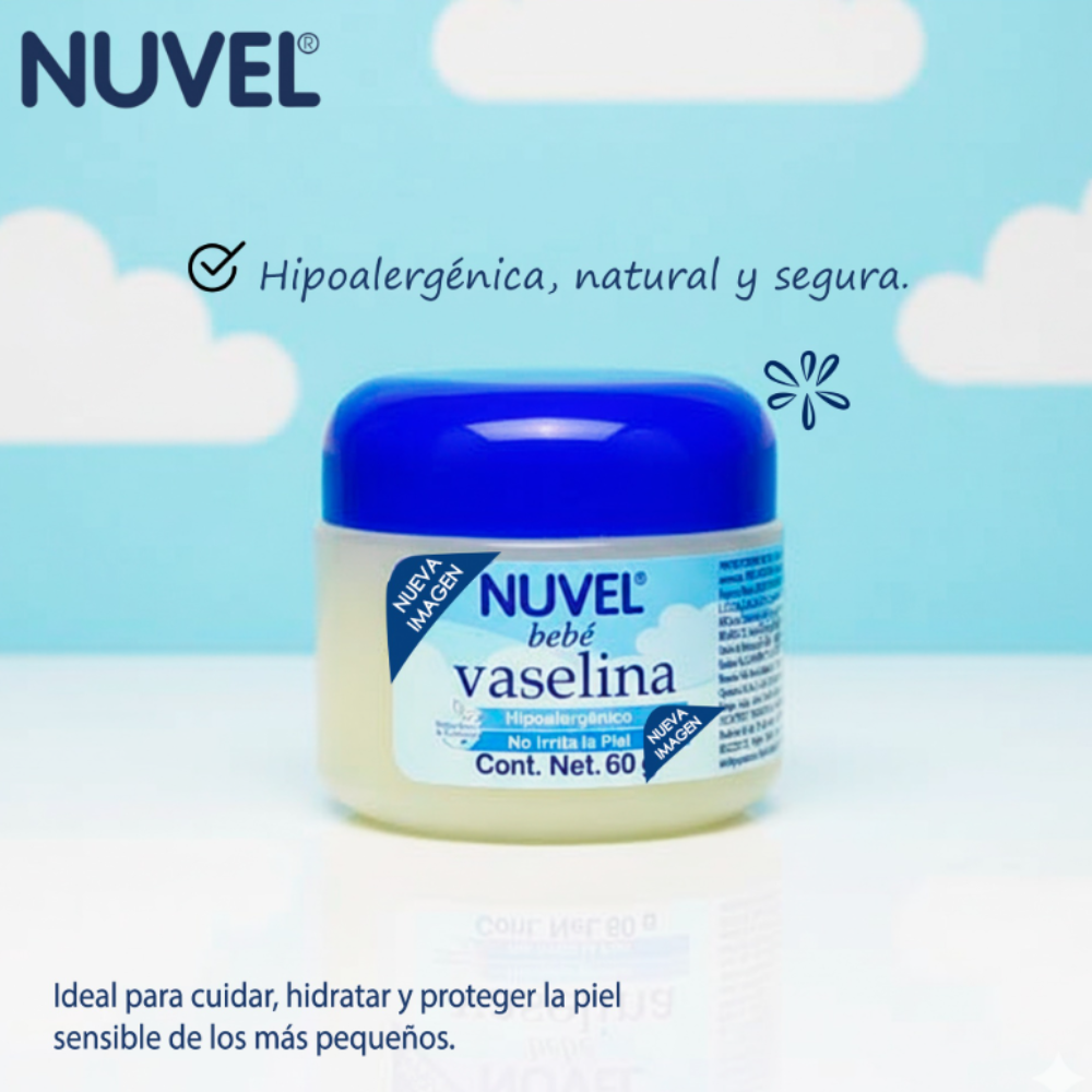 Nuvel Vaselina Para Bebé 60gr