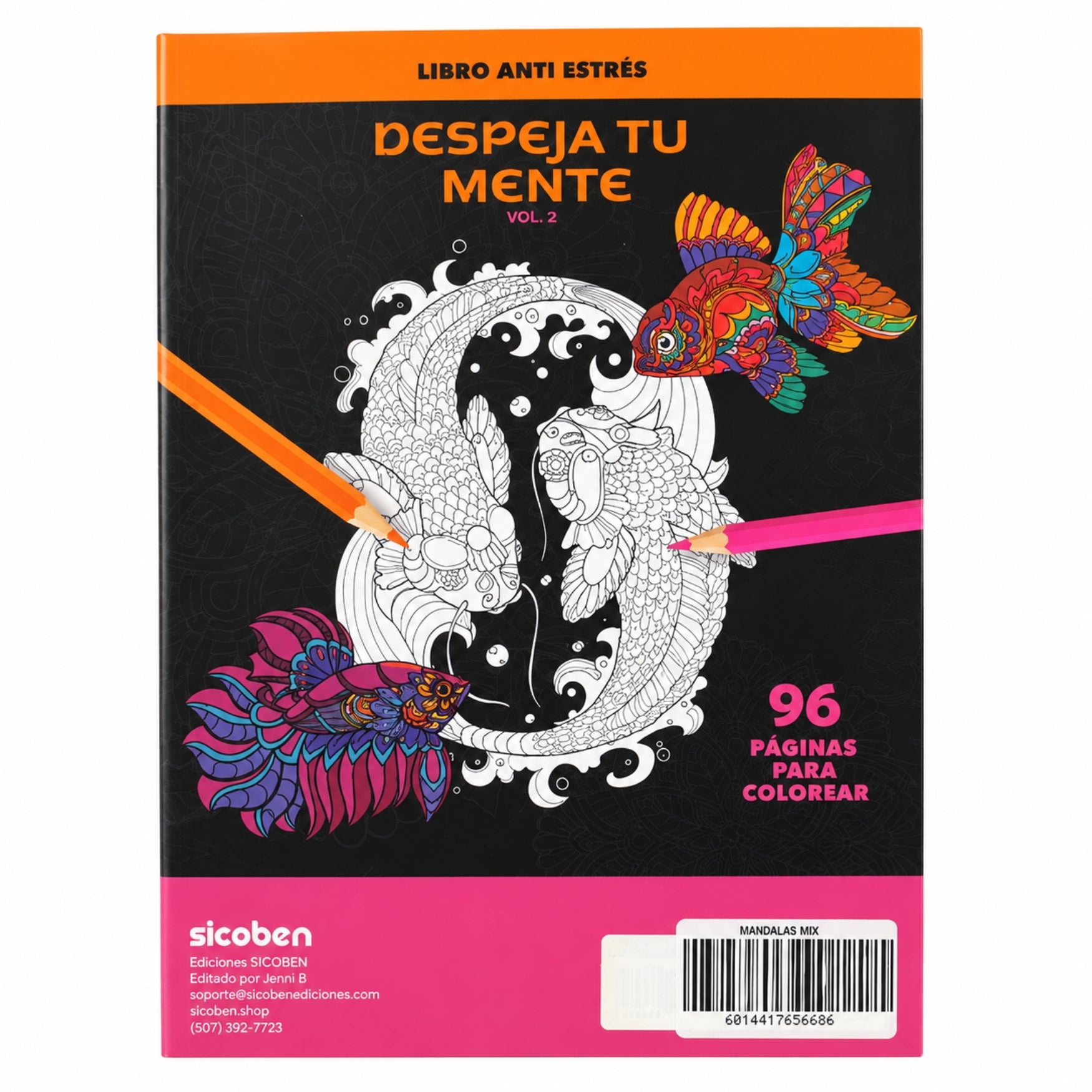 Sicoben Despeja Tu Mente Libro Anti Estres Vol 2