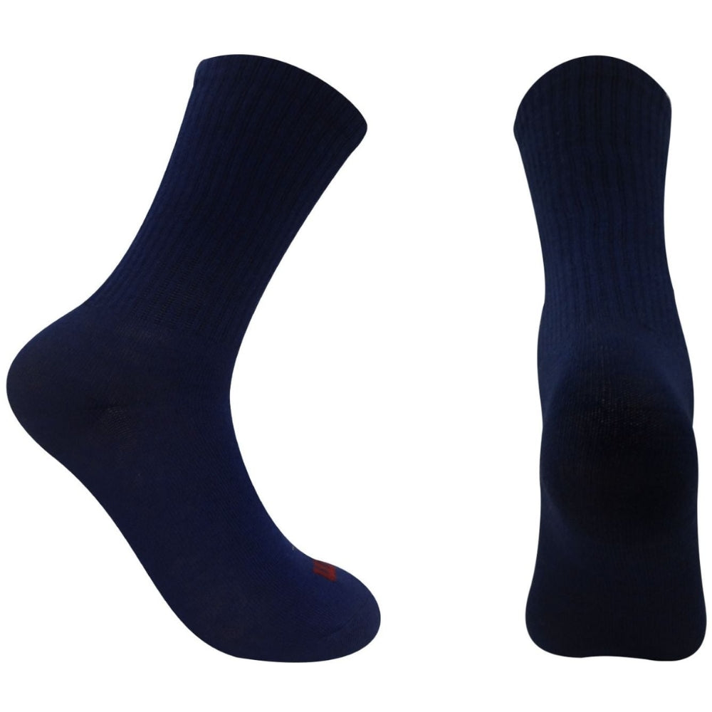 Wilson Medias Largas de Fibra Sintética Para Niños 3 Und Blancas/Azul Marino/Negras