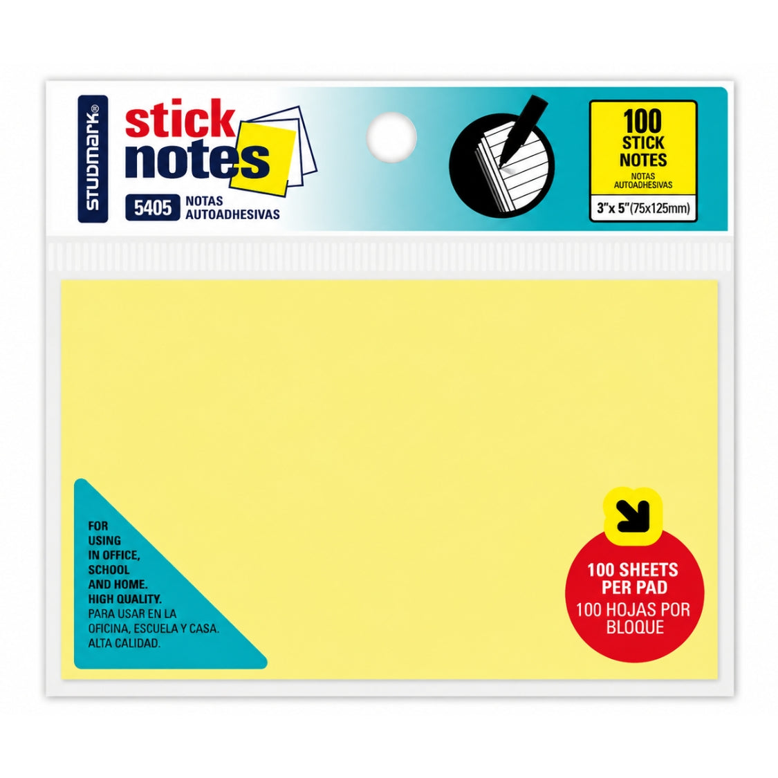 Studmark Notas Adhesivas 7.5 x 12.5 cm 100 hojas