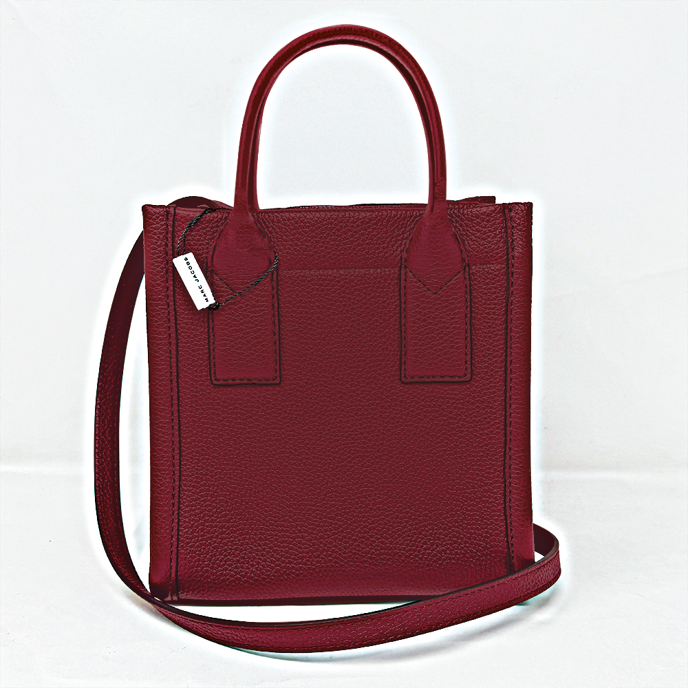 Marc Jacobs de Cuero Small Tote Cherry