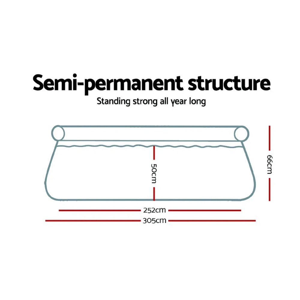 Bestway Piscina Inflable Redonda Pool Fast Set 3.05m X 66cm