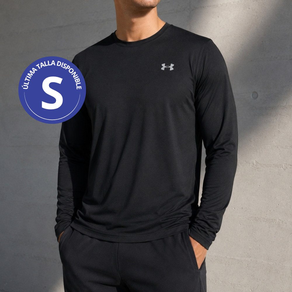Under Armour Camiseta Running Reflectiva Para Caballeros Color Black