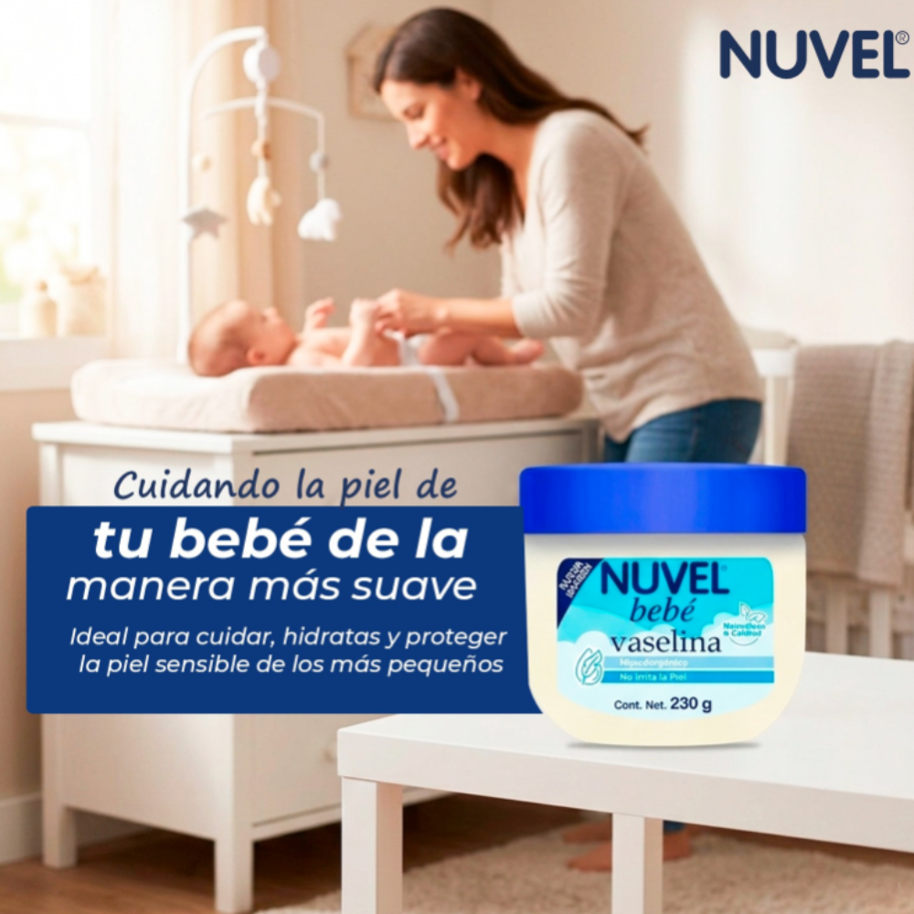 Nuvel Vaselina Para Bebé 230gr