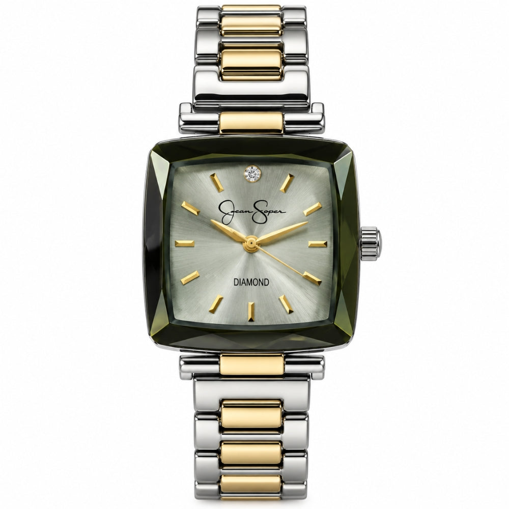 Jessica Simpson Reloj Para Damas Silver Diamond