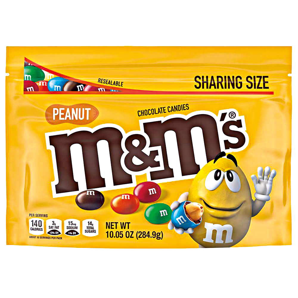 M&M'S Peanut Chocolates Candies Sharing Size 284.9gr