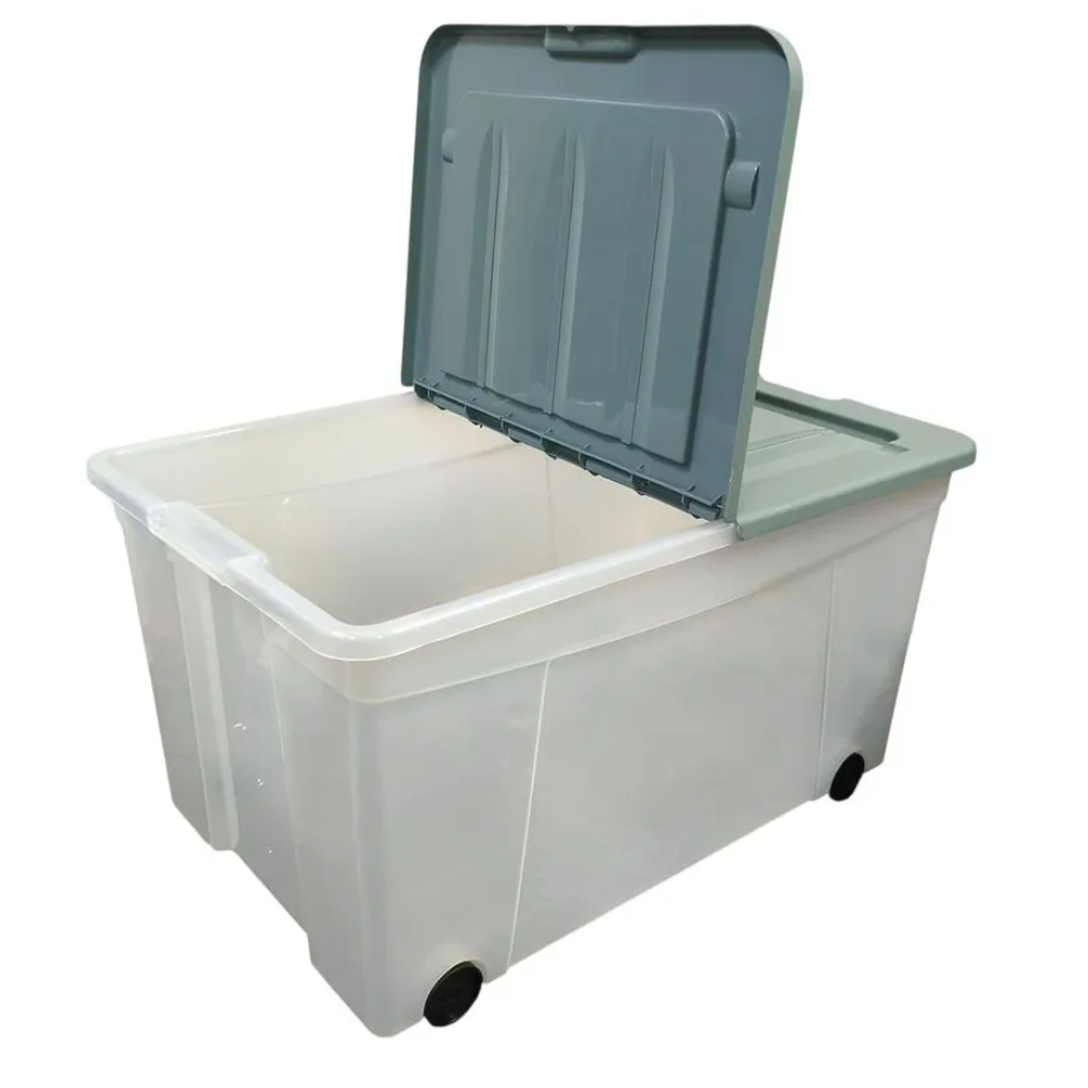 Alfa Hogar Caja Organizadora Con Ruedas 58Lt