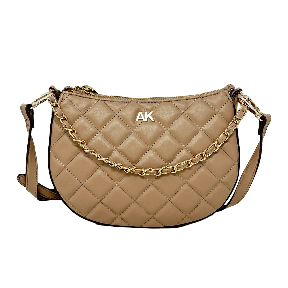 Anne Klein Cartera Quilted Chain Should Taupe