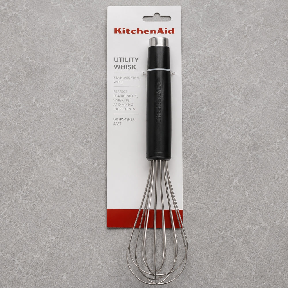KitchenAid Batidor Manual De Acero Inoxidable Color Negro