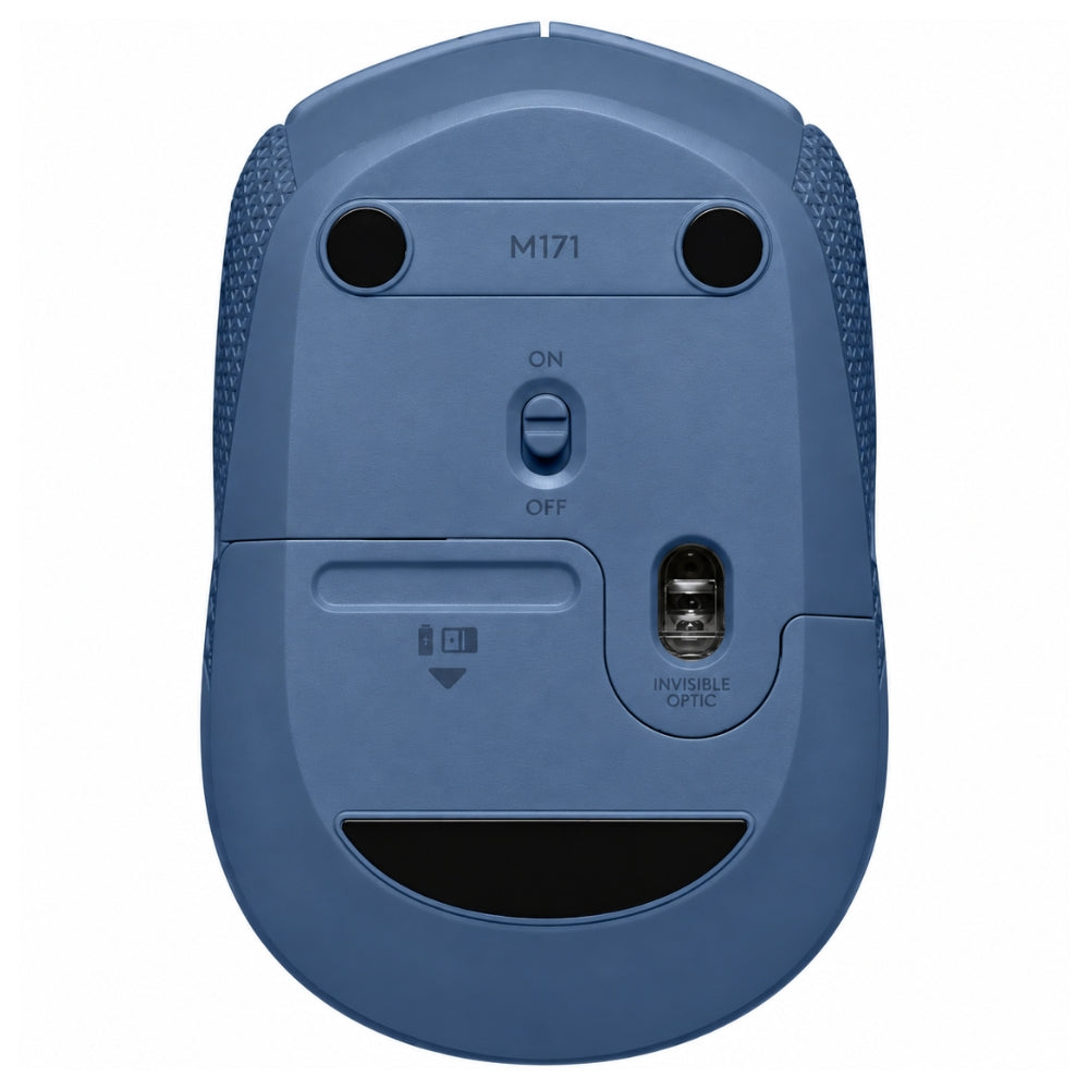 Logitech Mouse Inalámbrico M170 2.4 GHz Compacto y Ambidiestro Color Gris Azulado