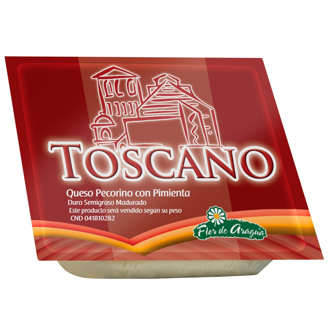 Queso Pecorino con Pimienta Toscano Porción. 15 opciones