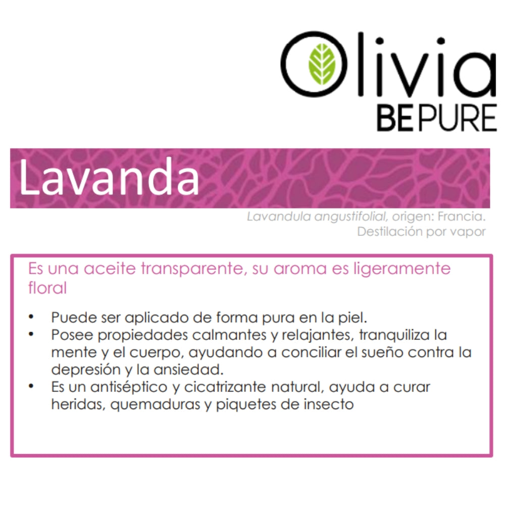 Olivia Be Pure Aceite Esencial Lavanda 10ml