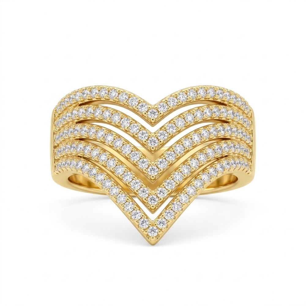 H&Co Anillo Ajustable Para Damas Victoria