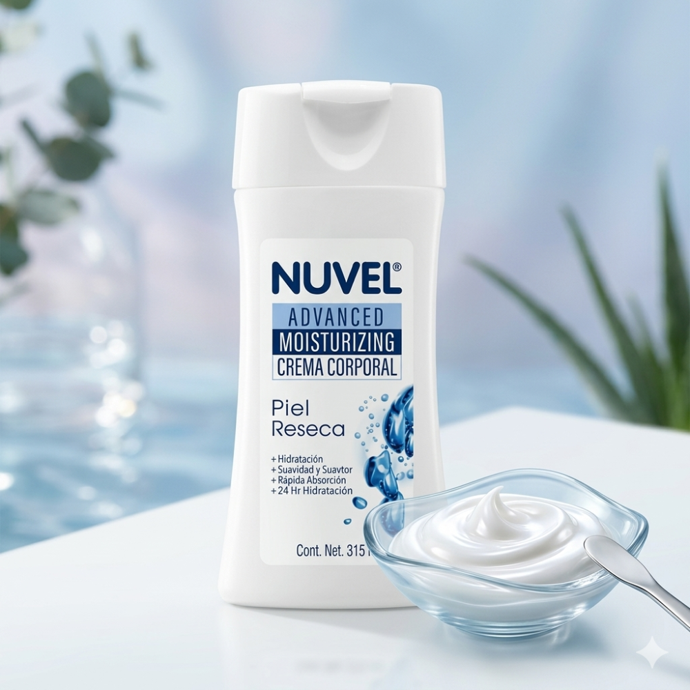 Nuvel Advanced Moisturizing Crema Corporal Colageno "Piel Reseca" 315ml