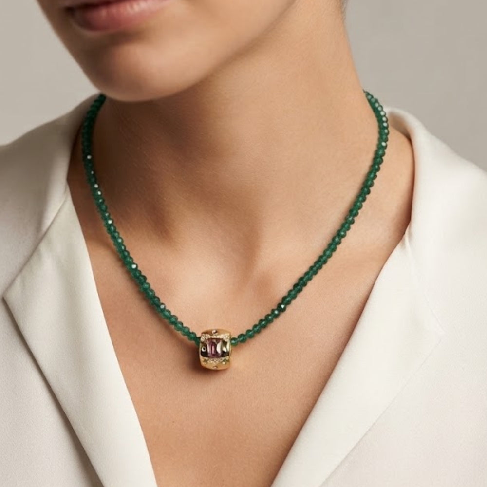H&Co Collar Para Damas Kairos Turquesa