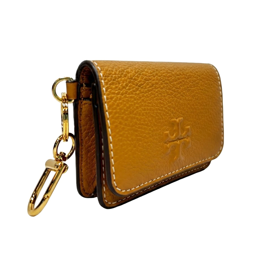 Tory Burch Monedero Thea Flap Card Case Tiramisu