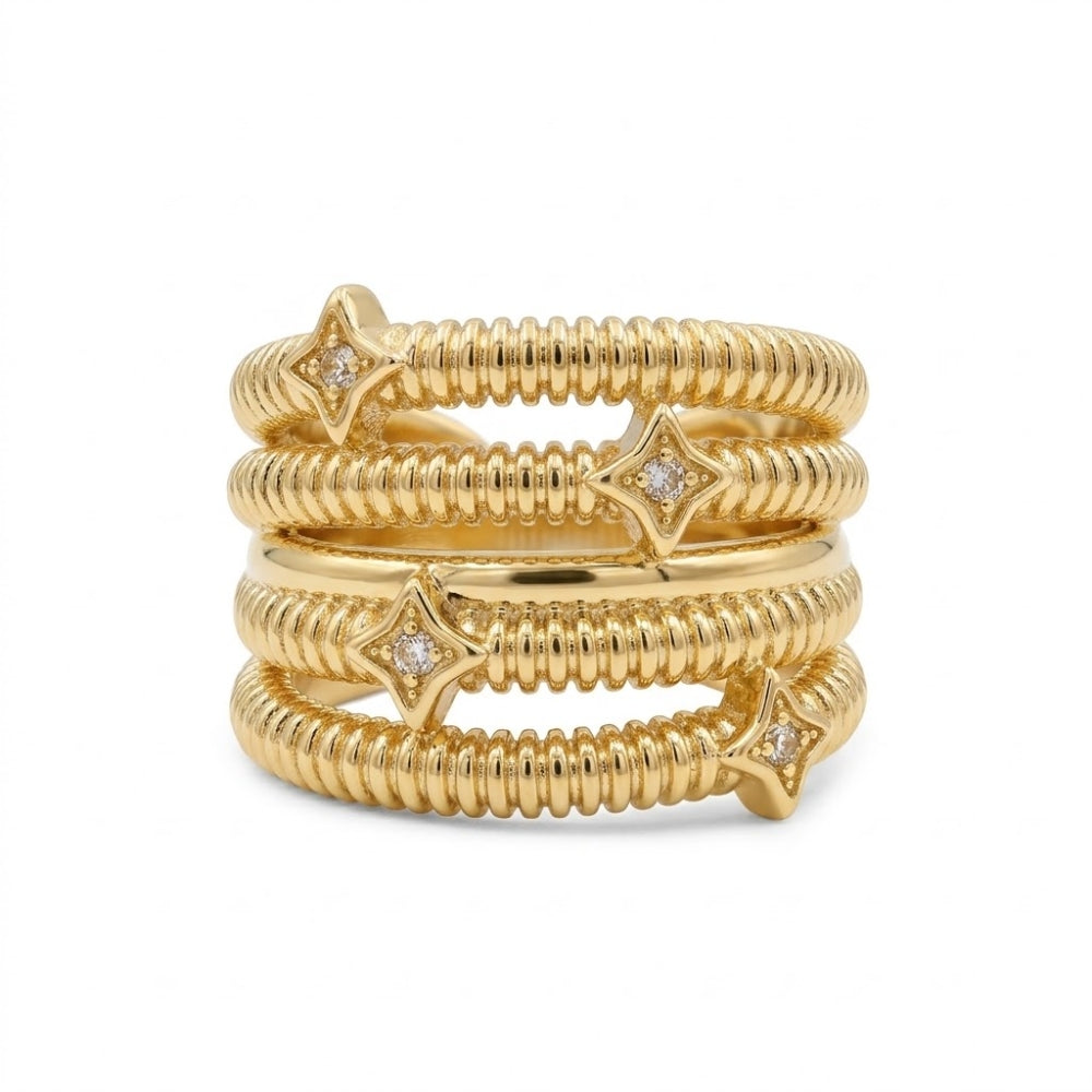 H&Co Anillo Ajustable Para Damas Stella