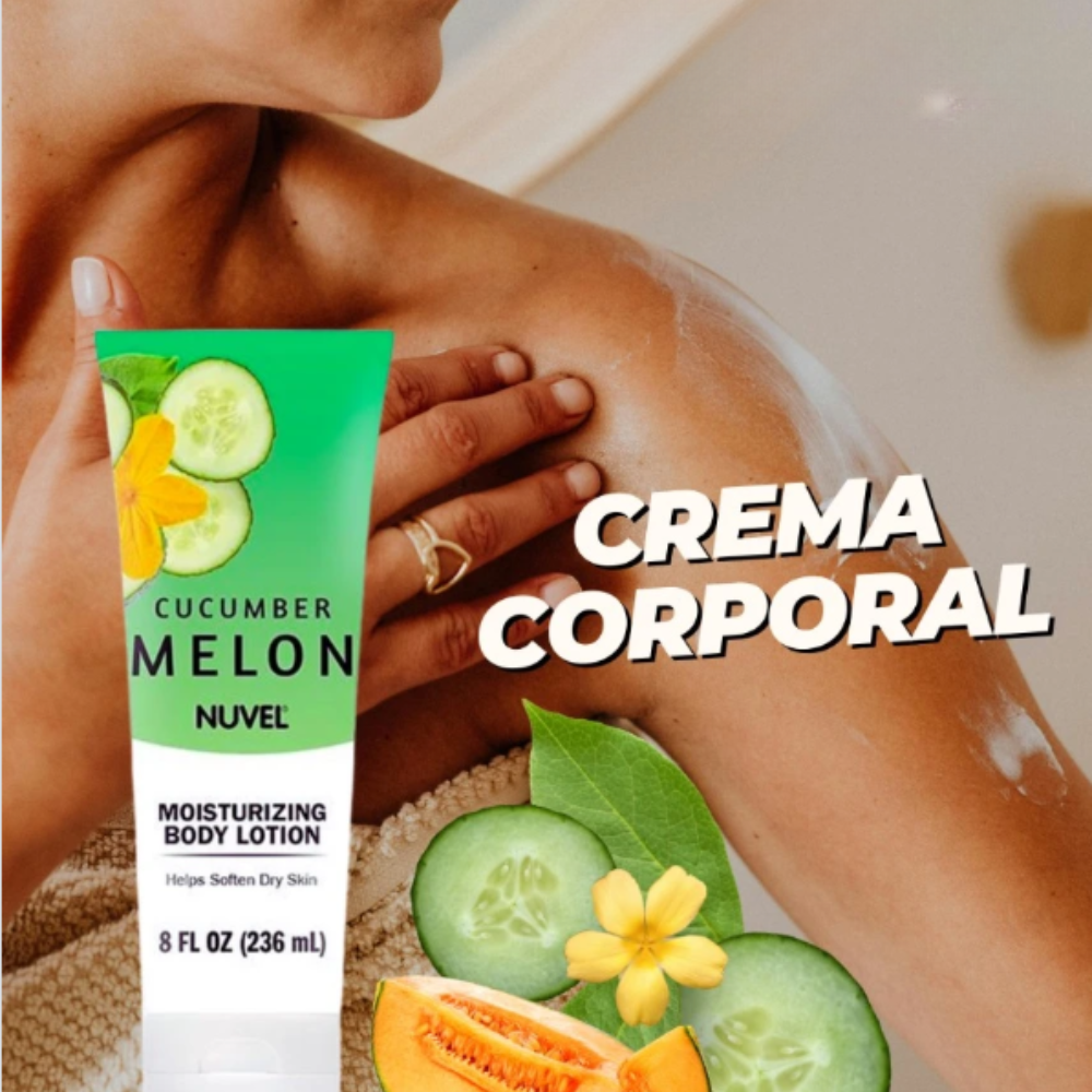 Nuvel Crema Corporal Hidratante Cucumber Melon 236ml