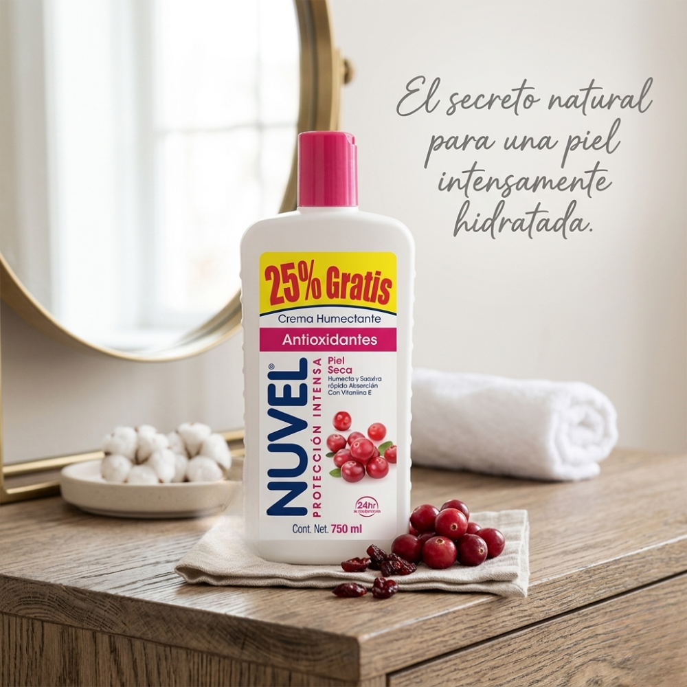 Nuvel Crema Corporal Proteccion Intensa Antioxidantes "Piel Seca" 750ml