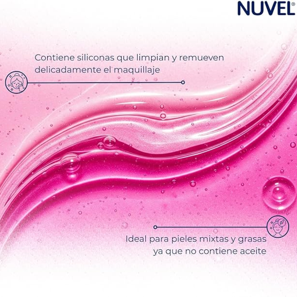 Nuvel Desmaquillante Bifásico Oil-Free Para Piel Mixta A Grasa 235ml