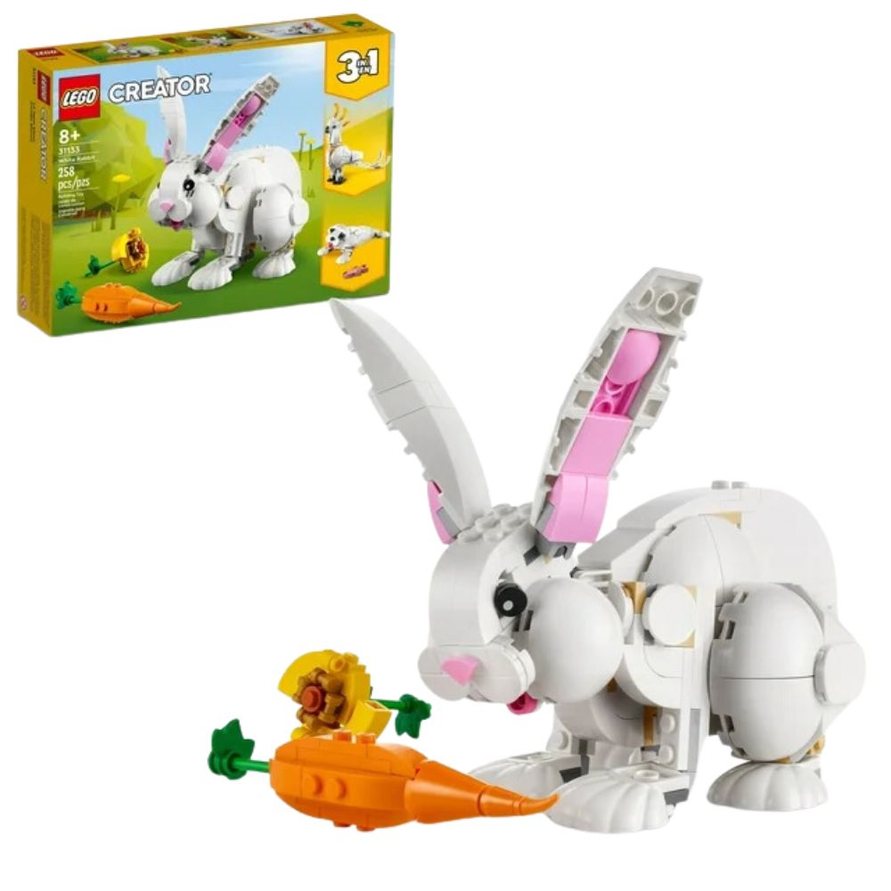 Lego 3en1 Creator White Rabbit 258 Piezas