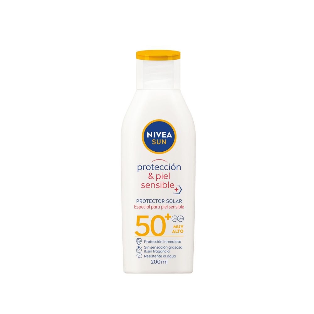 Nivea Sun Protector Solar Proteccion & Piel Sensible FPS50 200ml