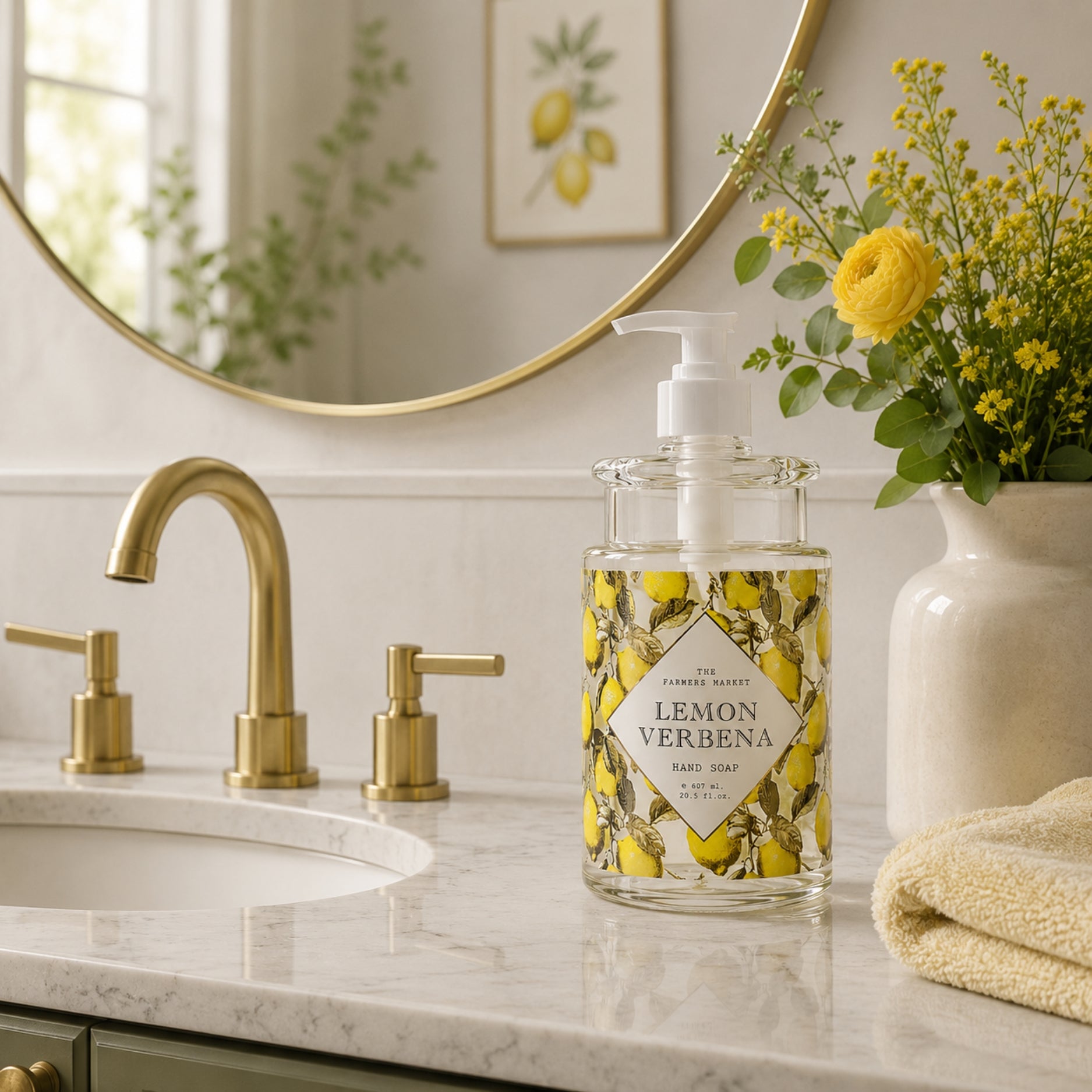 The Farmer Market Lemon Verbena Hand Soap 607ml