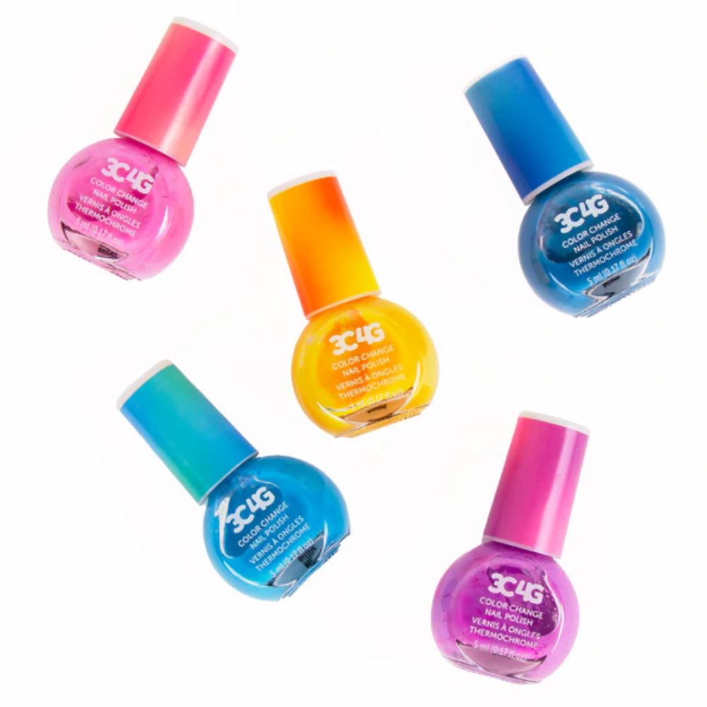 3C4G Esmalte De Uñas Que Cambia De Color 8+ 5Pzs